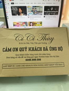 Product Review of Áo Dài Tây Thi Cổ Tròn Phối Viền Cổ Tay Có Cúc Xinh Xỉu, Phù Hợp Cho Chị Em Đi Chơi, Đám Hỏi, Đi Dạy - CiCi Thùy Clothing Nữ from B** C**h S**e 1