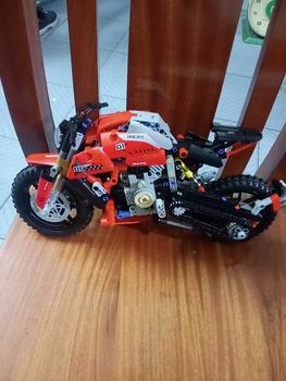 Product Review of Đồ chơi Lắp ráp mô hình Technic QL1258 SIÊU XE MOTO Ducati monster 1200 màu đỏ from q**c h** 0