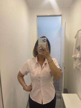 Product Review of Áo SƠ MI CHIẾT EO Buộc Nơ Có Túi Ngực Dành Cho Nữ Phong Cách Hàn Quốc - CE01 from A** N**n ** 2