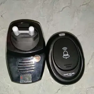 Bel Pintu Wireless Waterproof dengan EU Plug Bell Rumah Portabel
