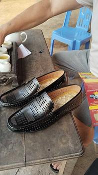 Product Review of Giày Hè Nam Thoáng Khí Đục Lỗ Siêu Thoáng Da Bò Cao Cấp Shoes from n**t M**h 0