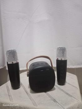 Product Review of 【GOOJODOQ】 Speaker Karaoke Bluetooth Mini Ori Full Bass Portable Wireless (Dapat terhubung ke HP/TV) - Garansi 1 tahun Speakers from A**t 0