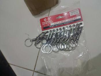 Product Review of Grosir Gantungan Kunci Ring Per Stainless lusinan isi 12pcs from H**O S**O A** 0