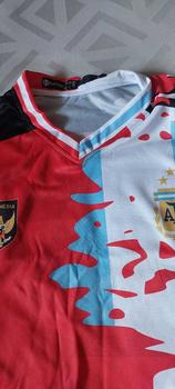 Product Review of Kaos Fantasy Autentic Indonesia Vs Argentina Printing (limited edition) Baju Sport from A**o 1