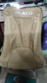 Product Review of 【OKGO】 new product high -backed moon chair camping chair Buy 1 take 1  outdoor camping chair portable camping chair can be folded and comfortable folding chair by 1 take 1 from C**a 0
