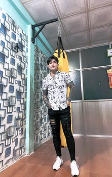 Product Review of Áo sơ mi cộc tay cotton wat họa tiết chữ cái  AT- 76 a( Quân còi 1988 ) Menswear Nam Cổ Tròn from T** P**t 🇻**🇳 0