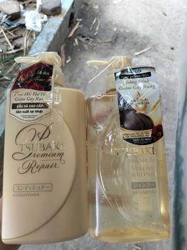 Product Review of Combo Gội Xả - Dầu Gội Tsubaki Premium Repair Tsubaki Không Chứa Silicon. from T** H** 🇻**🇷 0