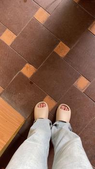 Product Review of (S-2Xl) HHCHOU- Quần Jeans Suông Trơn Màu Xanh nhạt vải Qc mềm h3369 Nữ Pants Kem Women from L**h A** d** 0