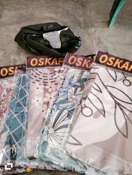 Product Review of PAKET USAHA HIJAB SEGI EMPAT OSKARA SYAR'I MOTIF 100 RIBU 5 PCS RANDOM Gold Nyaman Square Logo Muslim Standar Cantik Voal from D**i 0