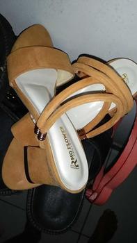 Product Review of RMG1 sandal Perempuan heels terbuka lucu viral tiktok kekinian korea terbaru 2023 hitam merah marun Santai Bisnis from A**p 0