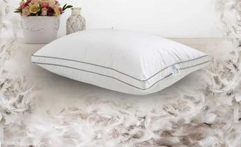 Product Review of 109 PILLOW - Bantal Tidur Hotel Polos Double List Bulu Angsa Sintetis - 1.500 gram from P**🤭 0