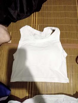 Product Review of Áo Ba lỗ Nữ Áo Croptop Cotton Mềm Mịn Kèm Mút Đệm Ngực Dáng Ngắn Siêu Hot Hàng QC Loại 1 Màu Đen, 5 Màu Kem Đệm Lót Women Thun áo croptop cóáotrong from C**e ** 0