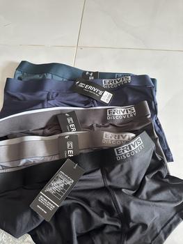 Product Review of Combo 5 Quần Boxer - 5 Quần Lót Nam Thun Lạnh Evisris fullsize 36-86kg. Menswear Sịp from N**c N**n 3
