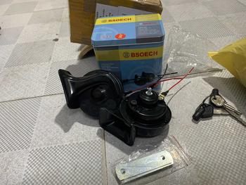 Product Review of Đôi còi sên hộp sắt BOCESH, còi ô tô, xe máy điện 12v, 24v from t**n t**n 0