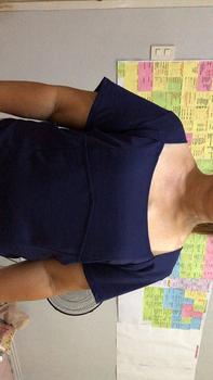 Product Review of PLUS SIZE JENNY TOP (ONE SIZE : 2XL TO 4XL BODY FRAME) SLIM FITTING CURVY BLOUSE CREPE FABRIC WOMENSWEAR Casual Short Sleeve from b**_ 0