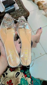 Product Review of AGI0129 Heels Transparan Wanita Bohemian Hak 7cm 3cm Bisa COD (With Box) Shoes from h** U** 0