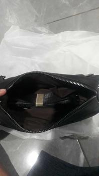Product Review of Tas Selempang Pria Kulit Tas Tangan Clutch Bag Pria PRAHA BLACK hitam cowok from s**a 1