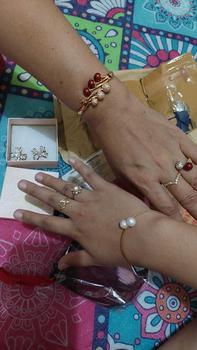 Product Review of [CO ETALASE INI BONUZZ ANTING MUTIARA!!] BESTSELLER GELANG MUTIARA DAN CINCIN SEPAKET DAPAT SERTIFIKAT from A**h Y**f M** 1