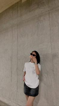Product Review of Áo Thun Nữ HIADA Cổ Tròn Baby Tee 100% Cotton Thoáng Mát Top from M**u 1