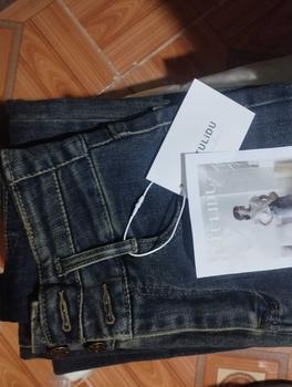 Product Review of Quần Jean Ống Rộng "Uri Jeans" Tulidu, Ống Đứng Rộng Chất Co Giãn Vải Cotton Jeans Cao Cấp [S90] from @**) 1