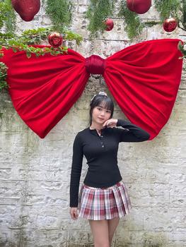 Product Review of Áo thun dài tay xẻ cúc chất thun gân Hàn dày mịn co giãn lót cotton Coolme Nữ Top from M** T**️ 0
