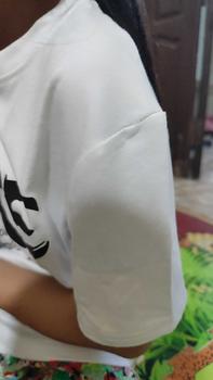 Product Review of Áo Thun Ngắn Tay In Chữ, Thương Hiệu Hợp Xu Hướng Dáng Rộng Vừa Vặn, Dài Trung Bình Dáng Ôm, Áo Tay Lửng Áo, Dành Cho Nữ, Hàng Mới Về Mùa Xuân Hè 2025, Hợp Xu hướng from B** l**g 0