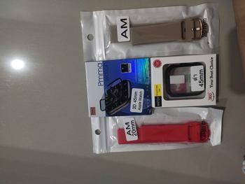 Product Review of สายนาฬิกา Bit 3 / Pro/ S / U /BIP U Pro:Black,20mm สาย 20mm dt89 dt96 d88 pro GW33 from A**e 1