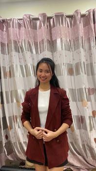 Product Review of Áo vest blazer nữ kèm hoa cài thiết kế Na’H store from A**m 3