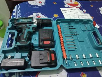 Product Review of Máy khoan pin Makita 72v tặng phụ kiện 24 chi tiết, máy khoan cầm tay 3 chức năng khoan tường, bắt vít, khoan sắt from V** n**g v** 6** 0