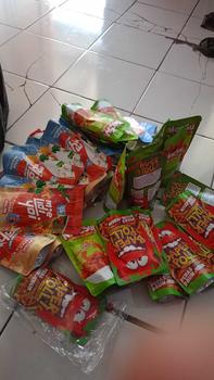 Product Review of CEKELIN Cemilan Paket Pemula 40pcs Makaroni Mie Lidi Pilus Kerupuk Seblak Basreng Keripik Tempe  Snacks from S**e 1
