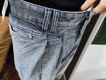 Product Review of Quần Jean Ống Rộng Thiết Kế Làm Cũ, Dành Cho Nữ, Cạp Cao, Dáng Rộng Vừa Vặn, Quần quét đất Nhà Thẳng, Phong Cách Hợp Xu hướng Hàng Mới Về Mùa Xuân Và Mùa Hè 2024 from T**n 2
