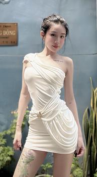 Product Review of ĐẦM BODY LỆCH VAI KÈM TAG CÀI BƯỚM ( DÁNG NGẮN - DÁNG DÀI ) THUN LỤA CÓ MÚT from K**i ** ❤**🔥 0