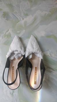 Product Review of Giày cao gót đẹp 8p, giày nữ quai hậu mũi nhọn khoá hoa da nỉ nhung siêu bền đẹp DéP Shoes from N** J**o 0