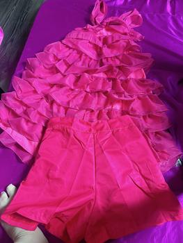 Product Review of S145 Set váy yếm tơ xếp ly nhiều tầng buộc nơ lưng (có kèm quần)- MITRUC Women set  babydoll from T**H D**N T** B**Y 1