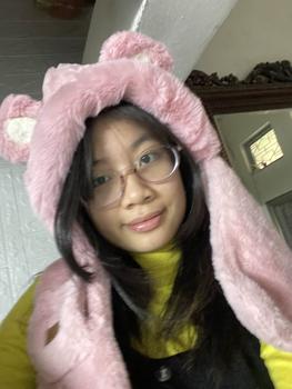 Product Review of M65 Mũ lông cho bé, Mũ len nữ kèm khăn quàng cổ có gấu bông cute dễ thương mũ lông cừu giữ ấm tai gấu from T** N** 1