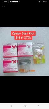 Product Review of [Cả Set] 1 SÉT KÍCH TRẮNG VITAMIN x10 dùng pha kem body hoặc sữa dưỡng thể (hỗ trợ nhanh trắng gấp x10 lần) Dưỡng Da Body Làm Đẹp Da Nâng Tông from E**B C**H H**G 0