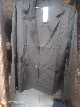 Product Review of Blazer  kantor  jas kantor wanita jumbo blazer kerja wanita Abu Hitam navy blazer jumbo wanita hitam formal wanita from R**a S**9 1