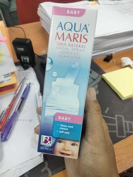 Product Review of Aqua Maris Baby อควา มาริส เบบี้ สเปรย์พ่นจมูก 50ml from แ**์ 0