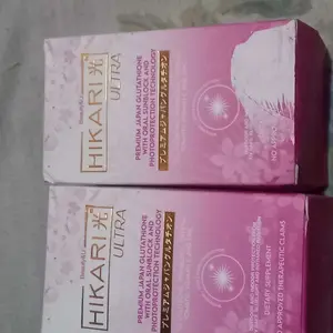 HIKARI AURUM S-ACETYL GLUTA THIONE 30 CAPSULES WITH EMOTHION, KOMECERA AND  FLORABELLA