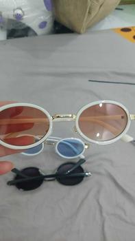 Product Review of Kính Râm, Gọng Nhỏ Hình Elip, Phong Cách Steam Punk, Kim Loại Cổ Điển Châu Âu Và Mỹ, Tương Lai, Thời Trang, Dành Cho Nam Và Nữ from N**h N** 1