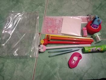 Product Review of Pouch Set alat tulis viral alat-alat sekolah aesthetic Pulpen pensil penggaris dll Penghapus Rautan Stationery from ** e** ** ֶ**𐦍 0