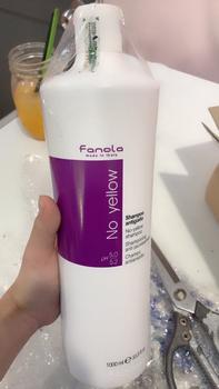 Product Review of Dầu gội tím khử ánh vàng FANOLA NO YELLOW 1000ML giữ cho tóc nhuộm, tẩy bền màu, Đổi Màu Tóc, Dưỡng Tóc from M** b** ** ** ** 1