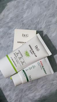 Product Review of (Quà tặng 1 Nước tẩy trang 30ml)Kem chống nắng thuần vật lý cho da nhạy cảm Dr.G Green Mild Up Sun+ SPF50+ PA++++ 50ml from x**h g** ** 3