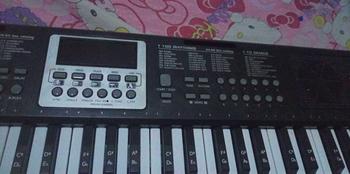Product Review of Electronic Keyboard Piano 61 Keys with Small microphone and Music Stand #7601 from u**2 1