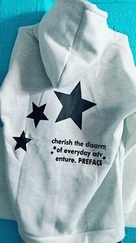 Product Review of Áo nỉ hoodie form rộng tay bồng phối vai Nữ Top Women in 2 mặt - Chữ Chảy from ** 1