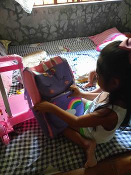 Product Review of ISLAND ELEPHANT 2023 New Children's Schoolbag Unicorn Large Capacity Kindergarten Primary School Middle School Trolley Trolley Boys and Girls Fashion School Backpack 6 Wheels Climbing Stairs from b**e a**️ 3