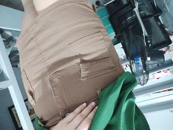 Product Review of S-6XL Plus Size 5-Color High Waist Denim Skort Korean  A-line Pocket Cargo Skirt from C**y 1