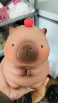 Product Review of Con Heo Capybara, Thiết Kế Hoạt Hình Dễ Thương, Đồ Thủ Công Để Bàn, Con Lợn Guinea, Đồ Trang Trí Nhà Cửa, Tiết Kiệm Tiền Mặt Dung Tích Lớn, Hàng Mới Về from t** t** p**g 0