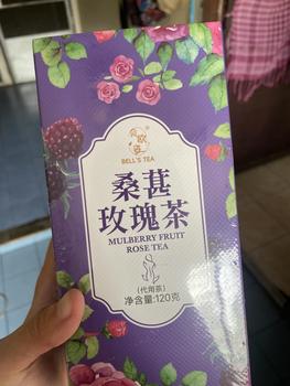 Product Review of ชาจีนกุหลาบ กล่องสีม่วง ออร์แกนิก รสผลไม้ from a**n 1