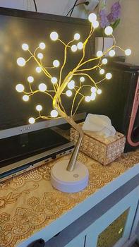 Product Review of Lampu Tidur Model Pohon Ranting Unik Colokan USB / Tenaga Baterai Dekorasi Kamar Kawat Tumblr Led/Led Tree Romantic Night Light Meja Samping Tempat Tidur Hadiah Ulang Tahun Lamp Led Plastik from ** 0